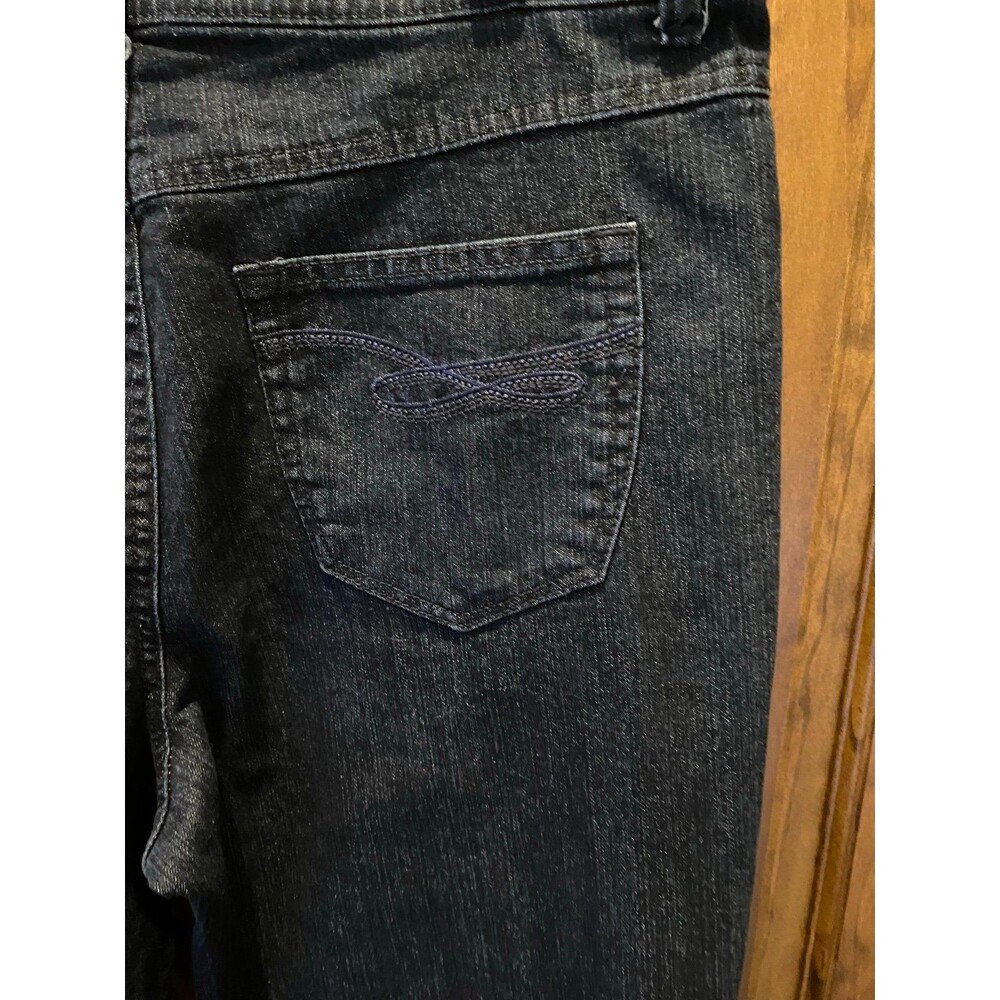 Style & Co Jeans Womens Sz 12 Dk Denim Tummy Control Straight Leg  Jeans Stylish - Picture 7 of 12